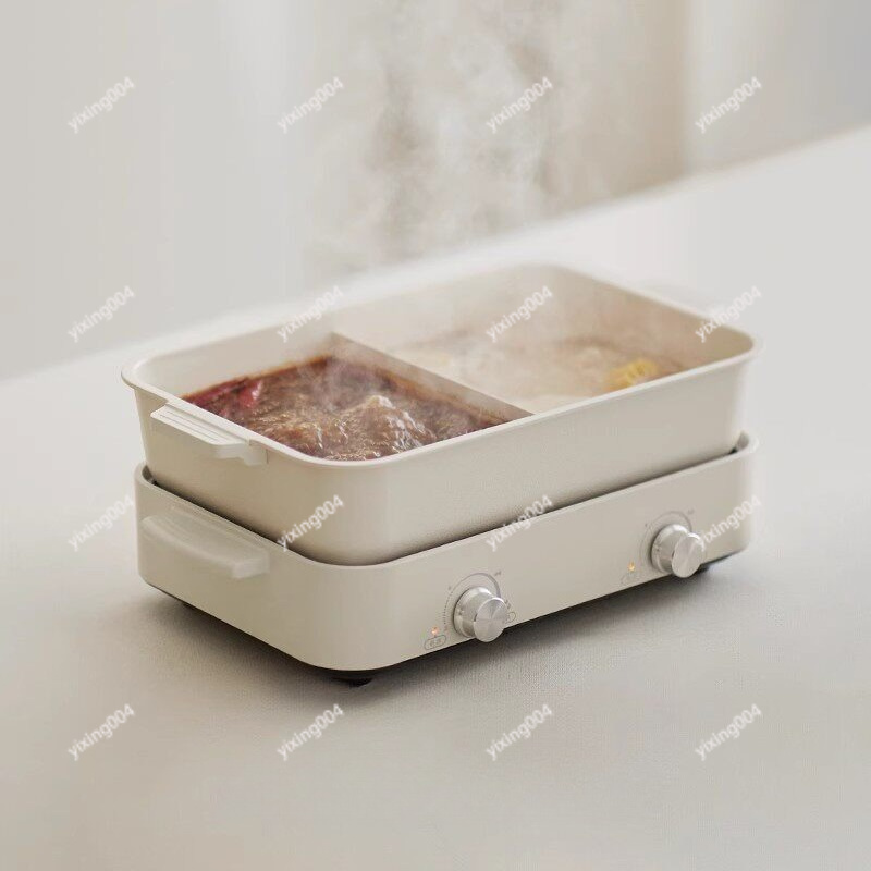 Hot Pot Electric - Pentola Elettrica Multifunzione Staccabile e Griglia