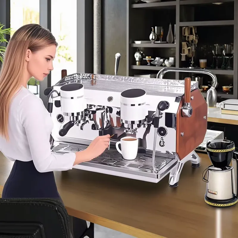 Espresso Machine Semi Auto - Macchina da Caffè Espresso Commerciale Semi-Automatica