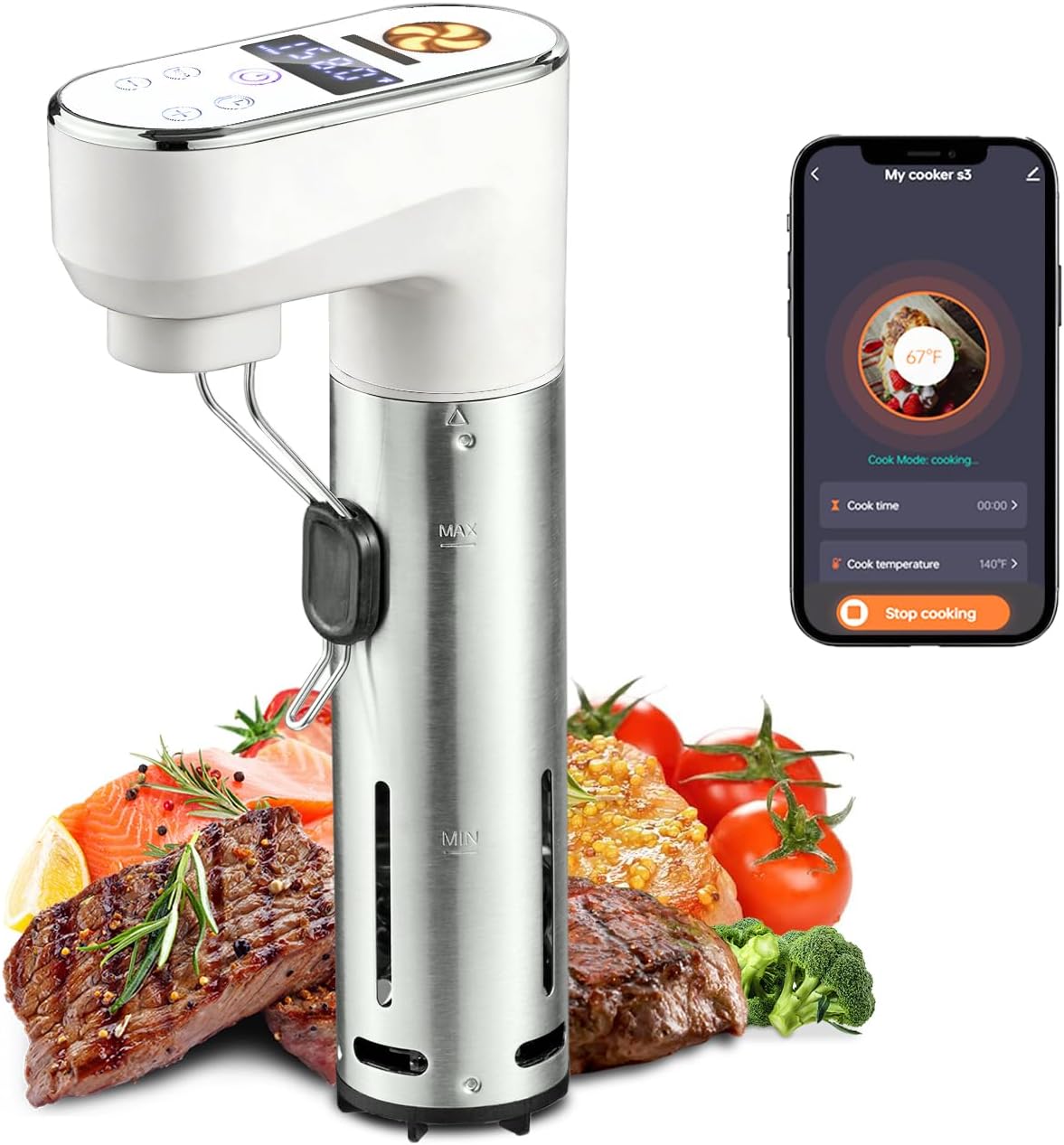 Sous Vide Immersion - Fornello Sous Vide Smart WiFi da