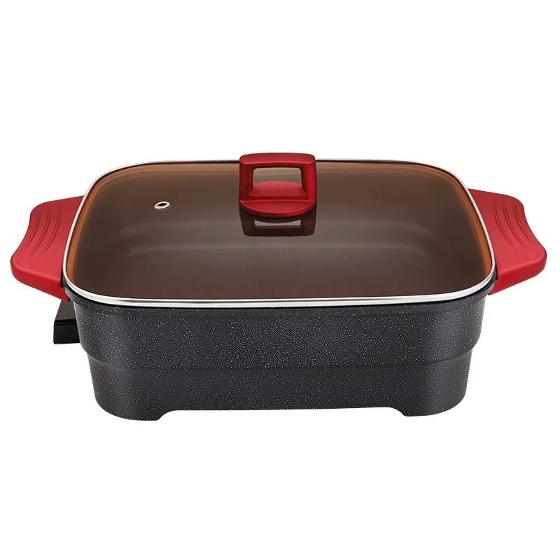 Hot Pot Electric - Pentola Elettrica Multifunzione per Uso Domestico,