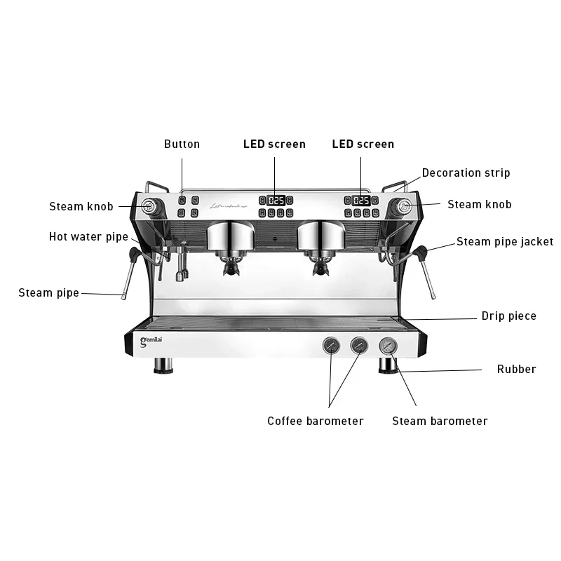 Macchina per Caffè Espresso Co - Espresso Machine Semi Auto recensione e prezzo