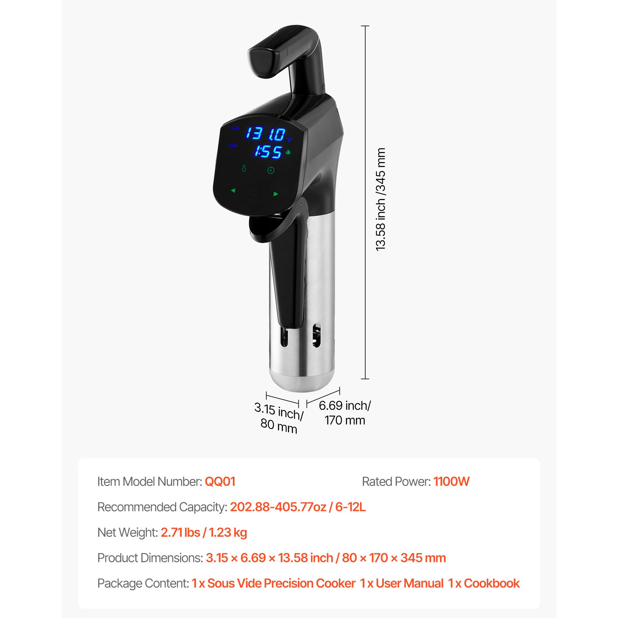 Cuocitore di Precisione Sous V - Sous Vide Immersion recensione e prezzo
