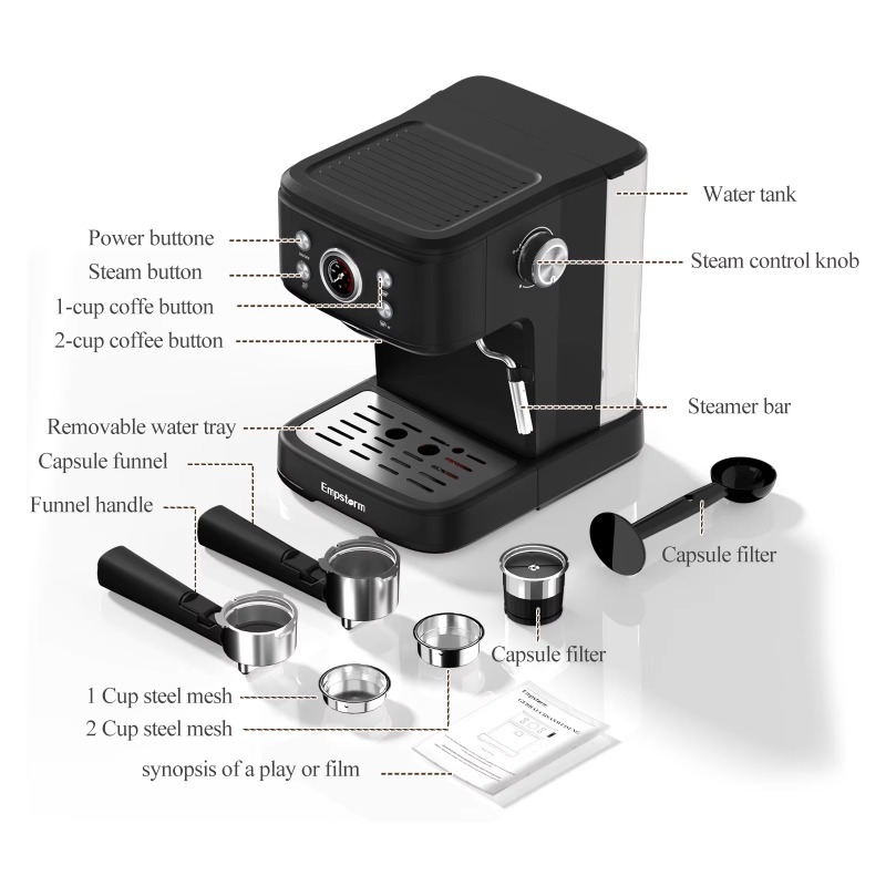 Macchina per Caffè Espresso Se - Espresso Machine Semi Auto recensione e prezzo