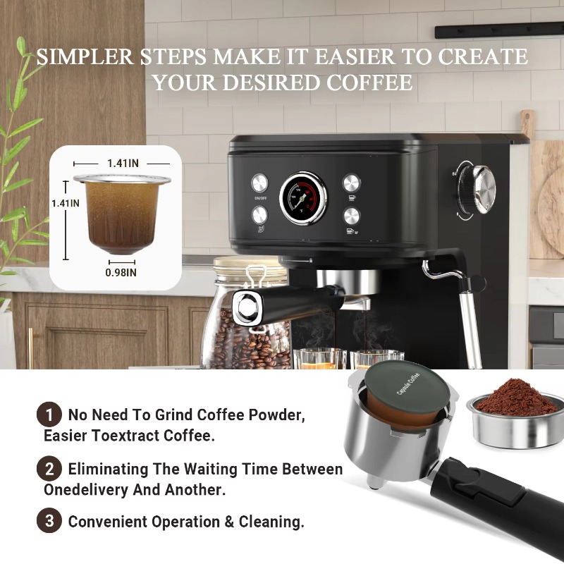 Macchina per Caffè Espresso Se - Espresso Machine Semi Auto recensione e prezzo