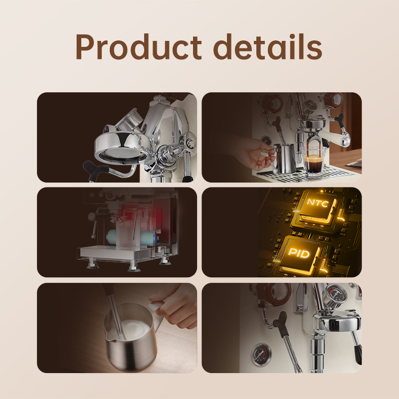 Macchina da caffè MDK bianca a - Espresso Machine Semi Auto recensione e prezzo