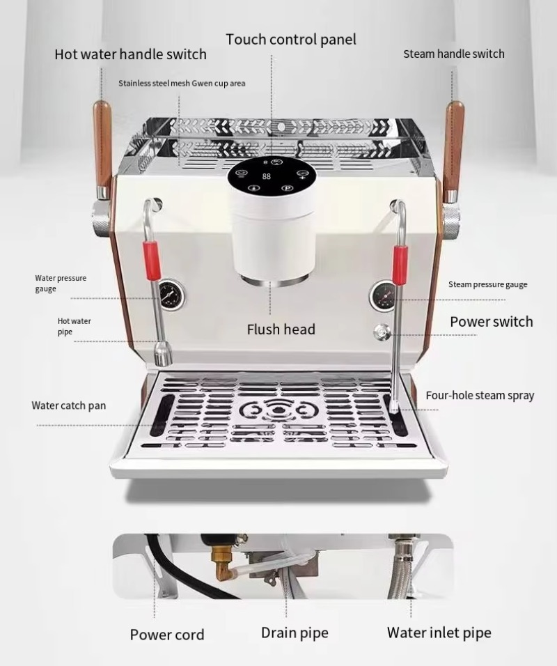 Macchina da Caffè Espresso Sem - Espresso Machine Semi Auto recensione e prezzo